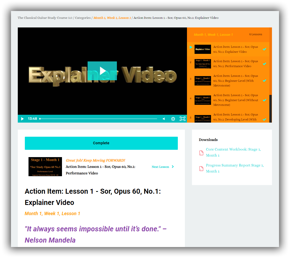 Classical Guitar Explainer Video