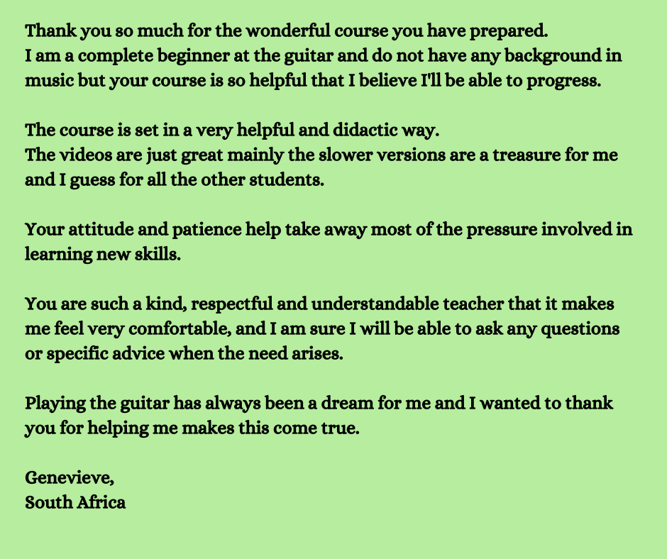 Genevieve Testimonial