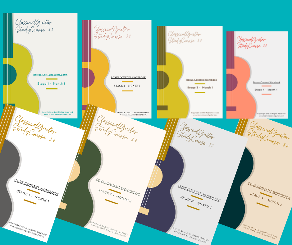 Classical Guitar Monthly Booklets